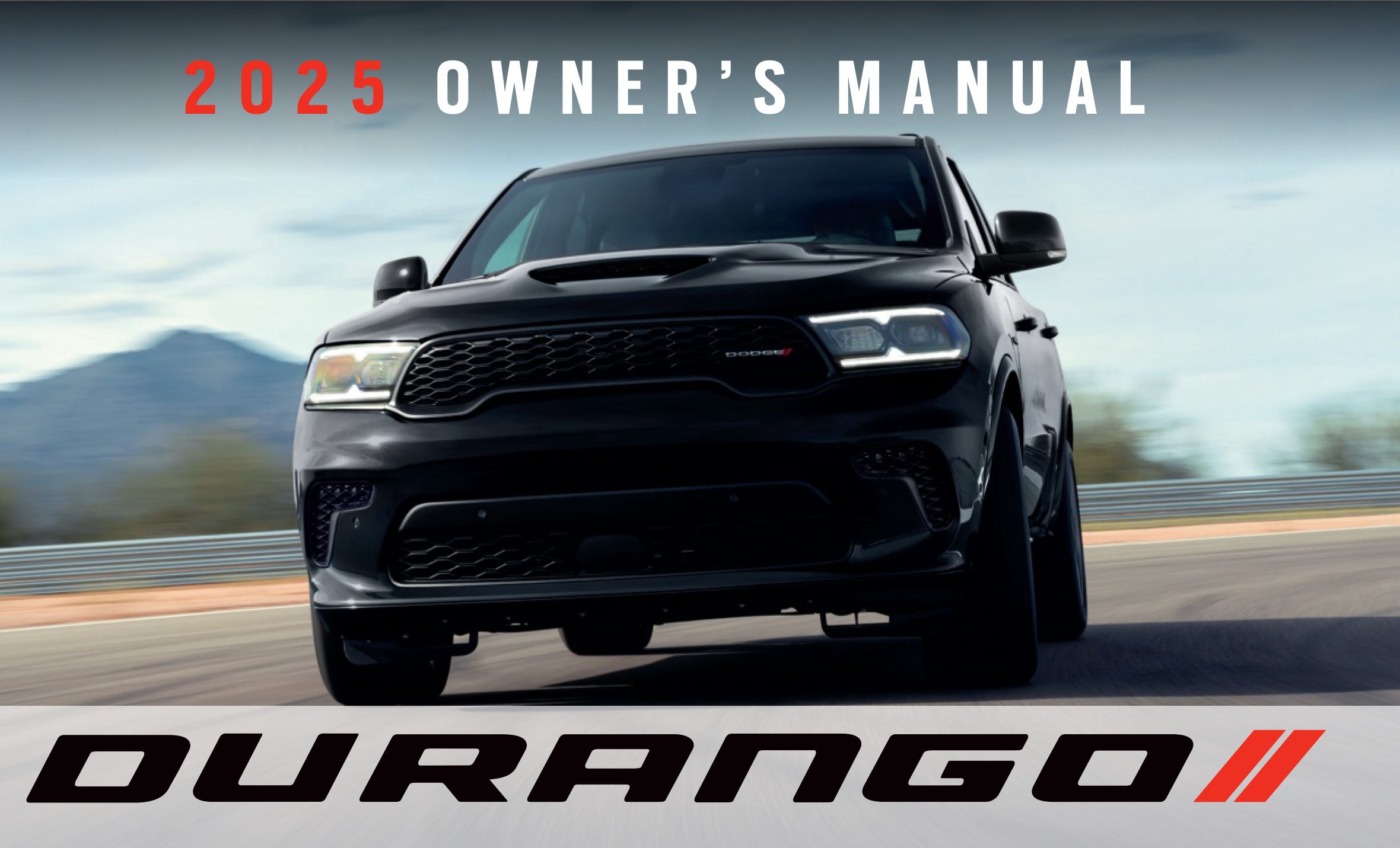 2025 dodge durango owner's manual