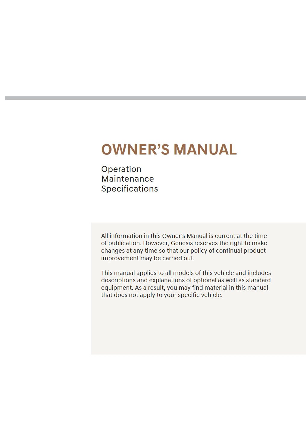 2025 genesis gv60 owner's manual