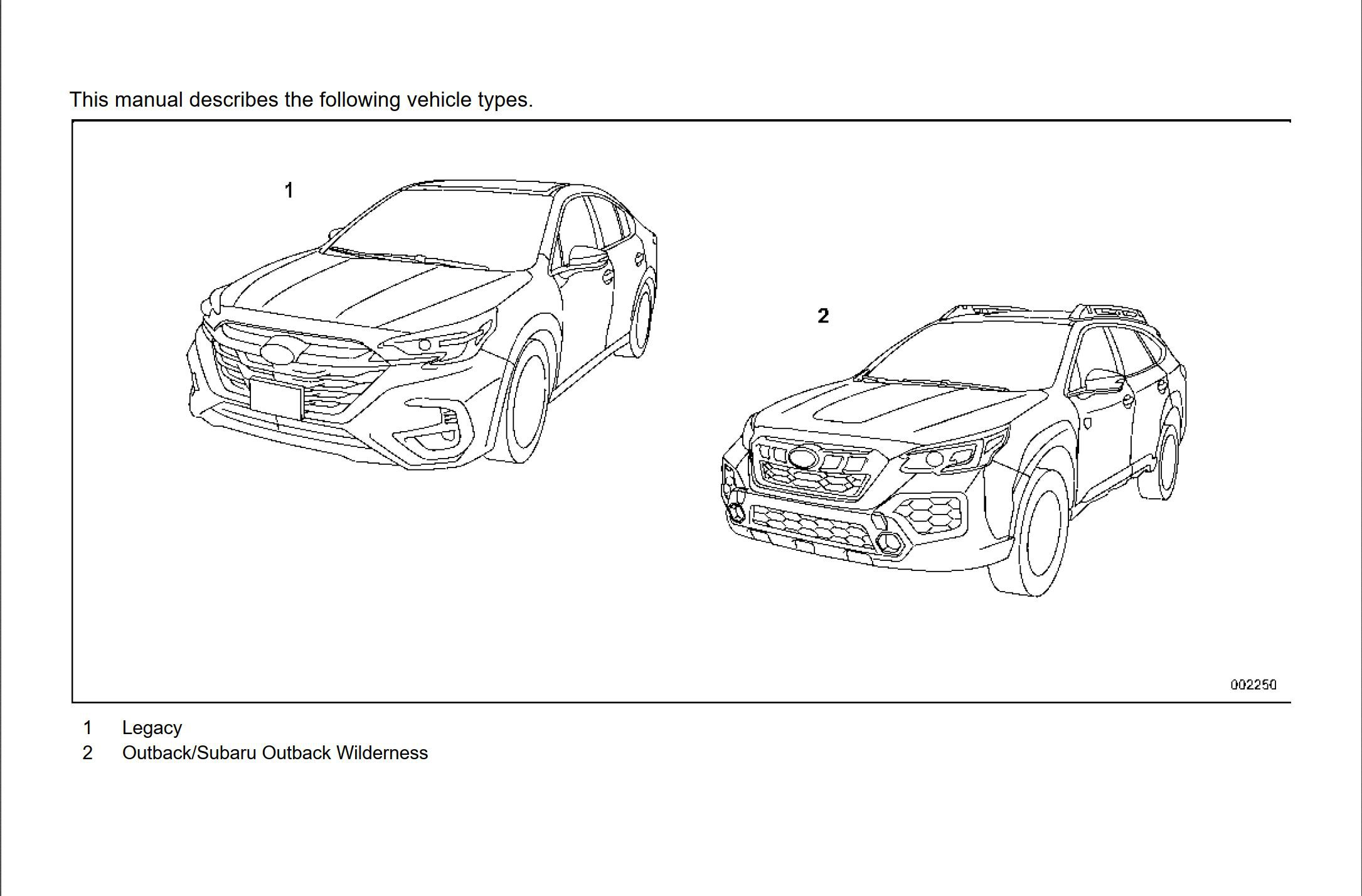 2025 subaru outback owner's manual