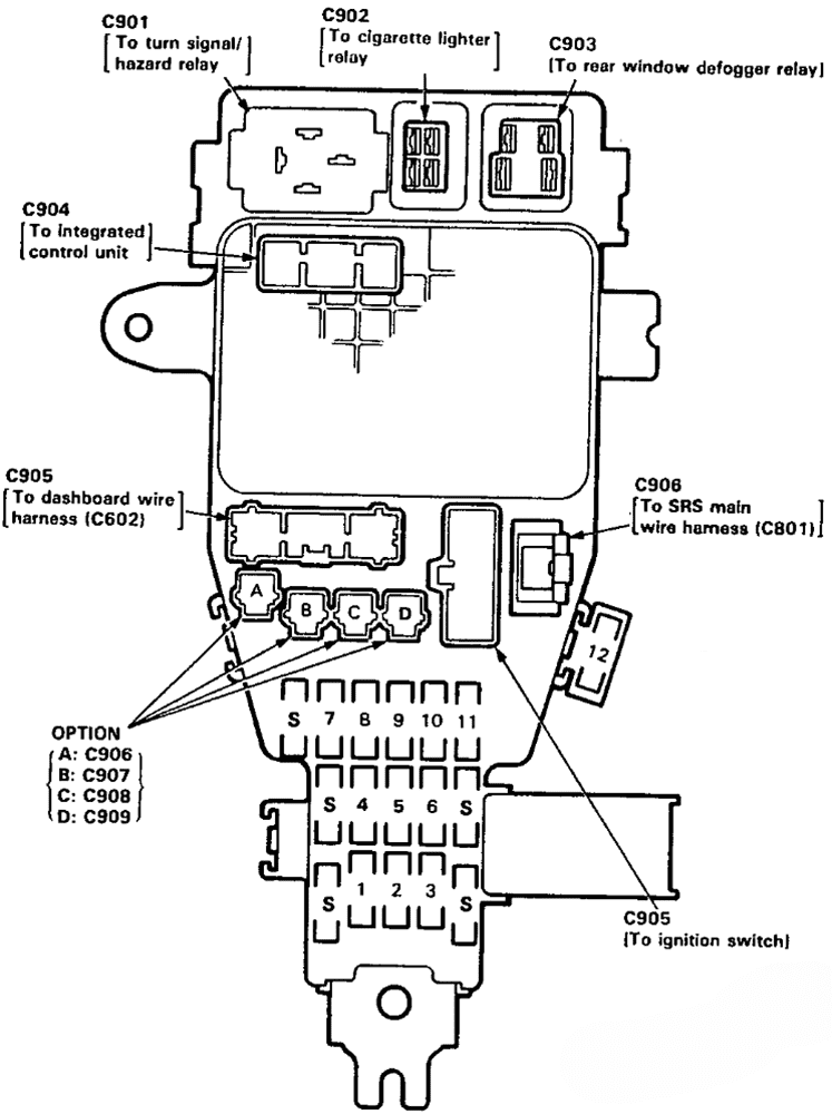 acura vigor 1991 1994 fuse layout 7 2024 11 16 13 37 13