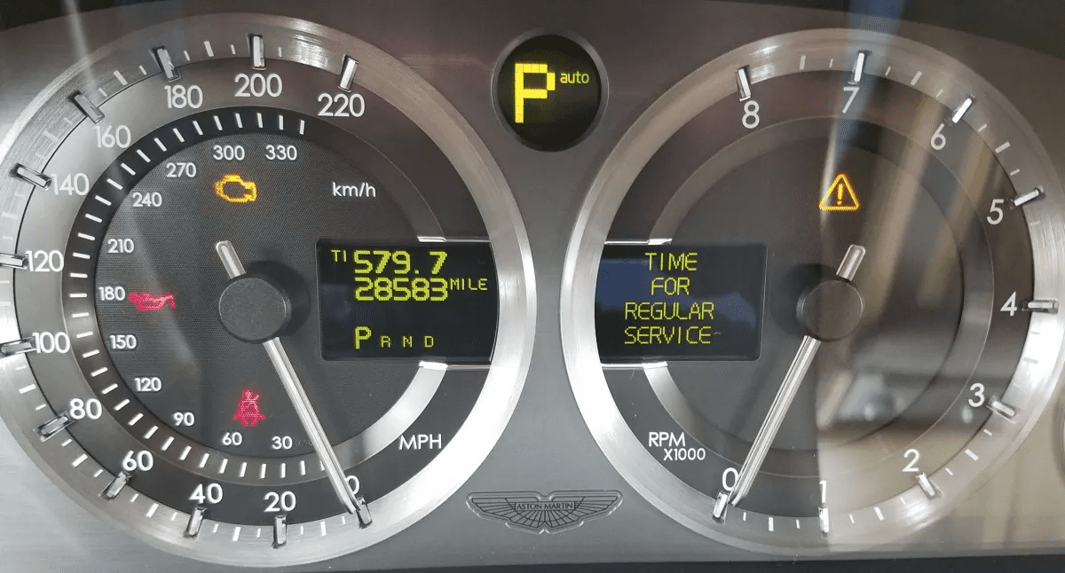 dtc fault codes for aston martin