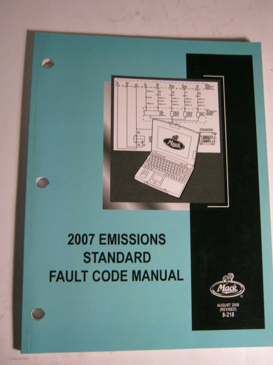 fault code manual for mack 2007 emissions standard