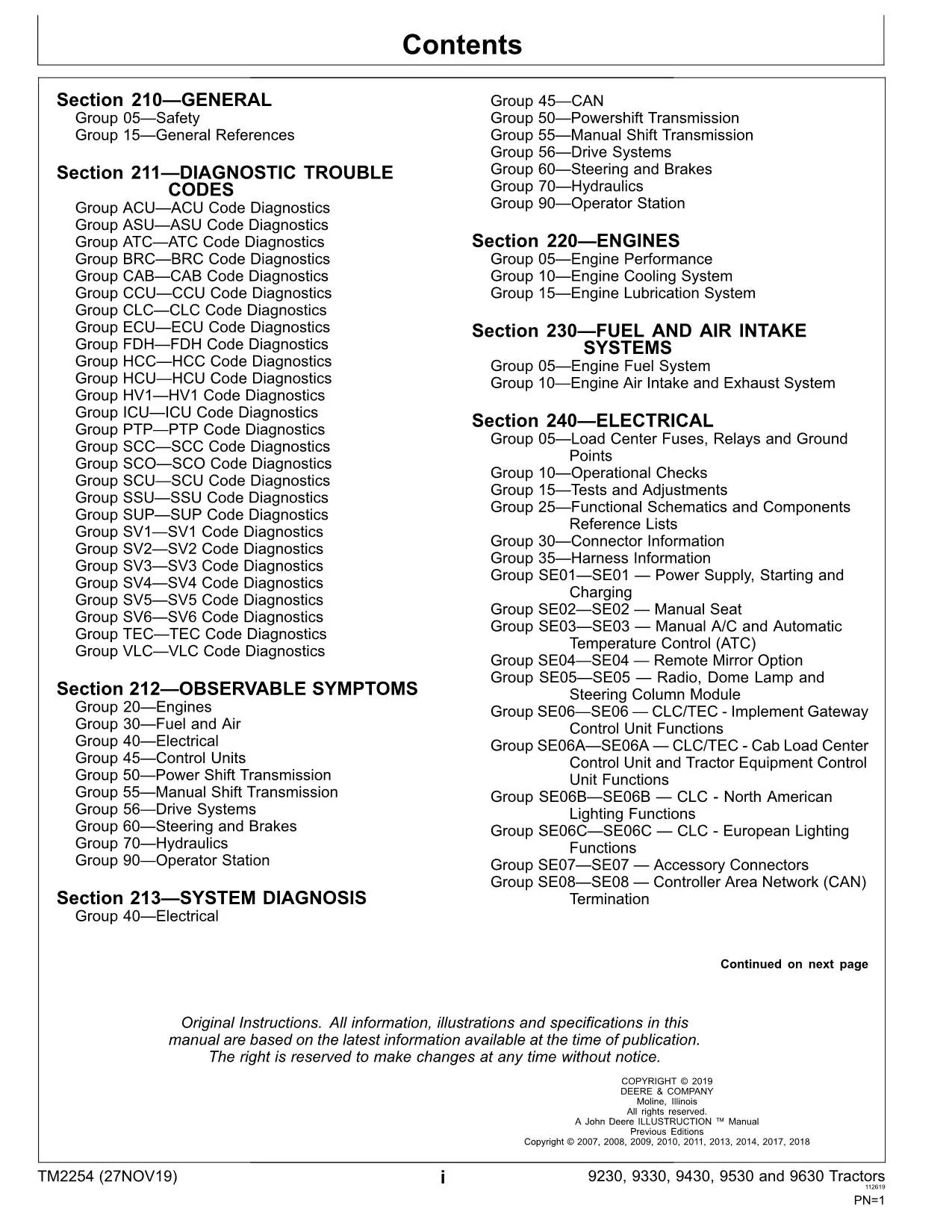 john deere dtc list ouo6075,0003839 19 07jul04 1 15