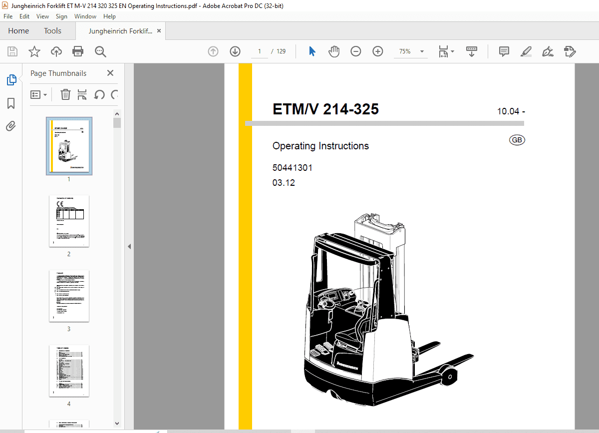 jungheinrich error codes handbook