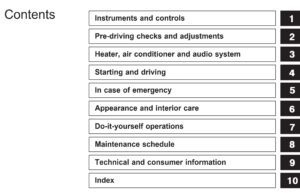 1997 nissan maxima owner's manual