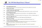 1999 buick regal owner's manual