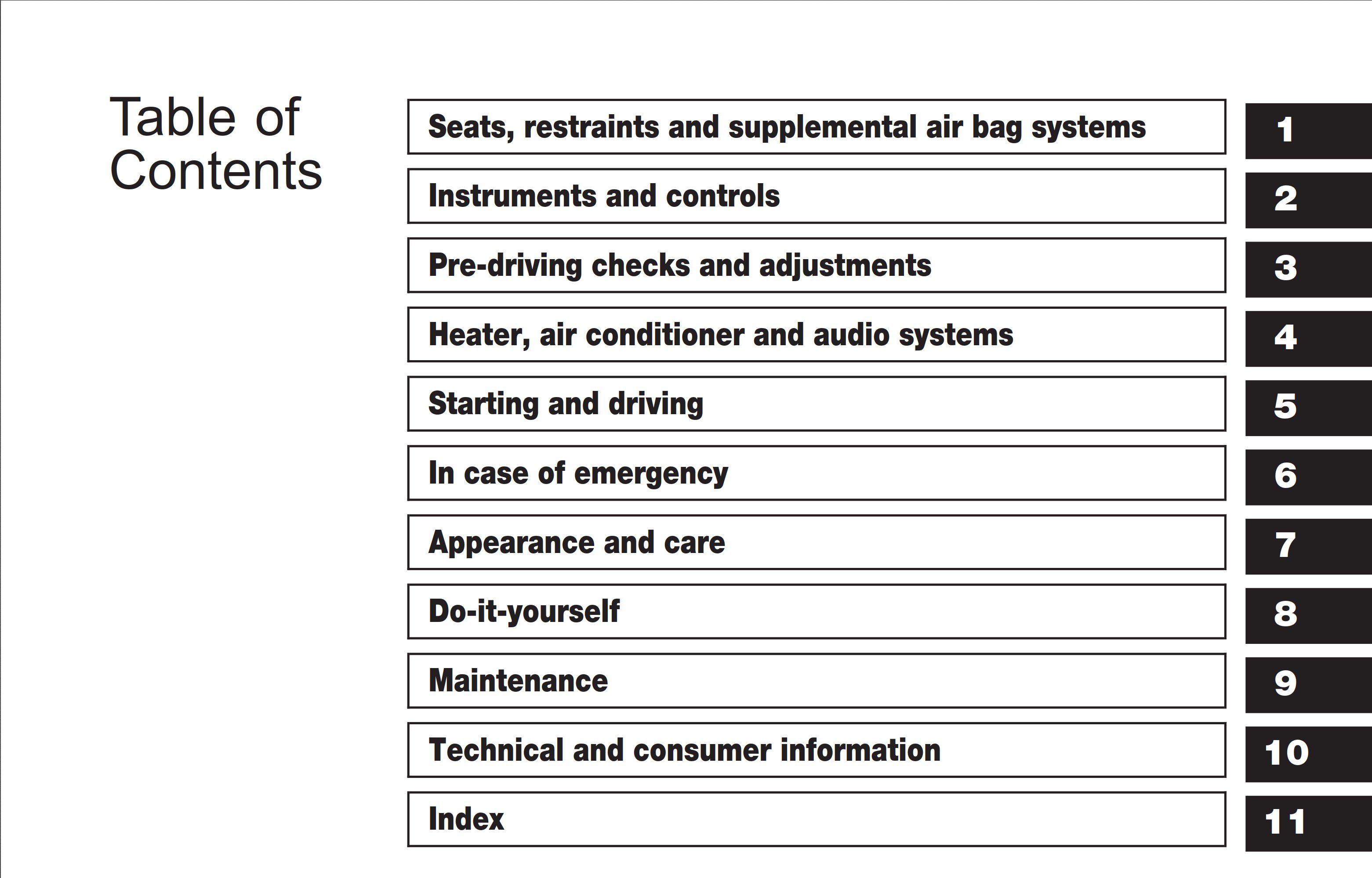 1999 nissan frontier owner's manual