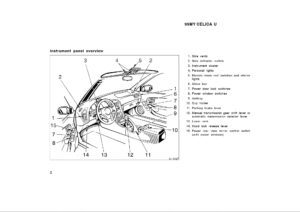 1999 toyota celica owner's manual