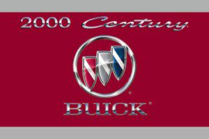 2000 buick century owner's manual