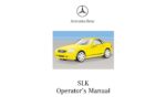 2000 mercedes benz slk class owner's manual