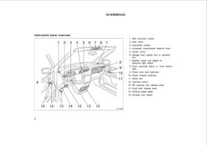 2000 toyota sienna owner's manual