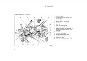 2000 toyota tacoma owner's manual