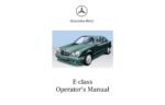 2001 mercedes benz e class owner's manual