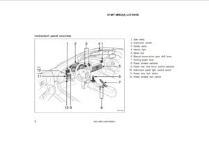 2001 toyota mr2 spyder owner's manual