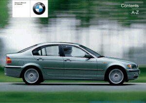 2002 bmw 3 series owner's manual