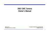 2002 gmc savana owner's manual