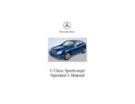 2002 mercedes benz c class coupe owner's manual