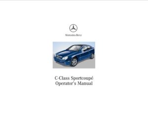 2002 mercedes benz c class coupe owner's manual