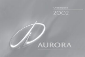 2002 oldsmobile aurora owner's manual