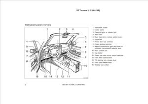 2002 toyota tacoma owner's manual