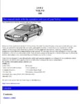 2002 volvo s80 owner's manual