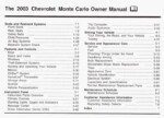 2003 chevrolet monte carlo owner's manual