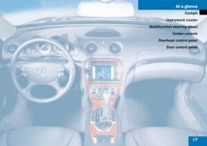 2003 mercedes benz sl class owner's manual