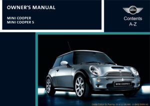 2003 mini cooper owner's manual