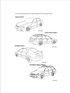 2003 subaru legacy owner's manual