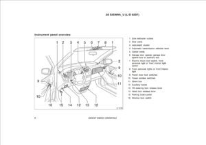 2003 toyota sienna owner's manual