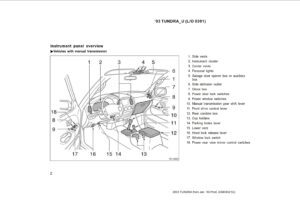 2003 toyota tundra owner's manual