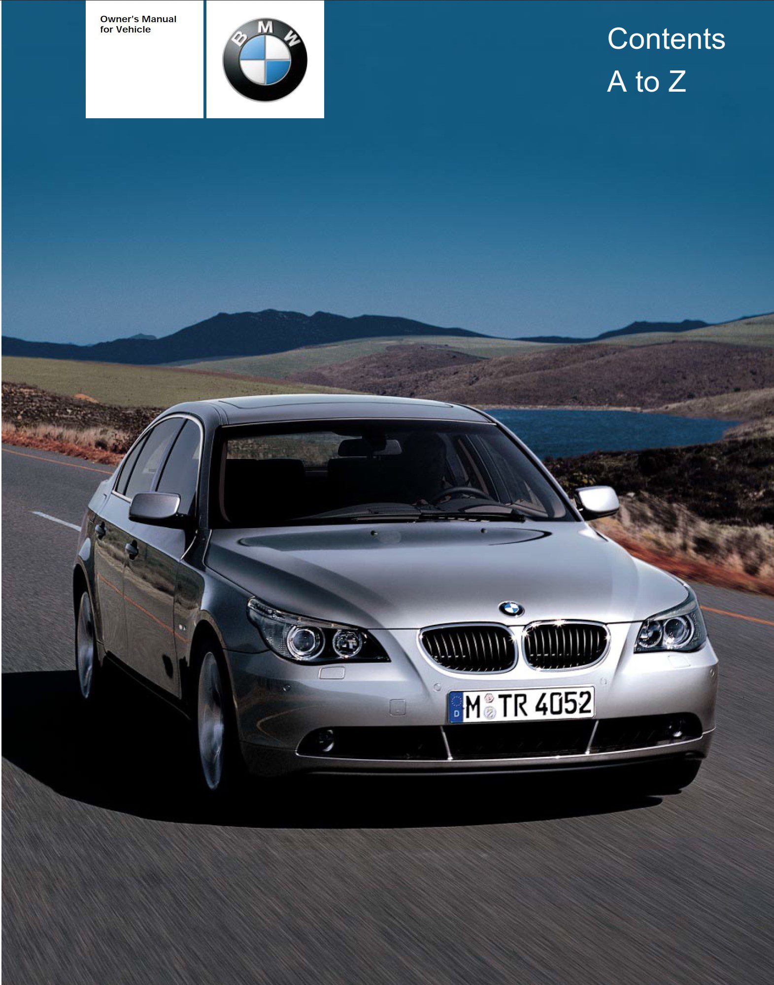 2004 bmw 5 series owner's manual