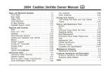 2004 cadillac deville owner's manual