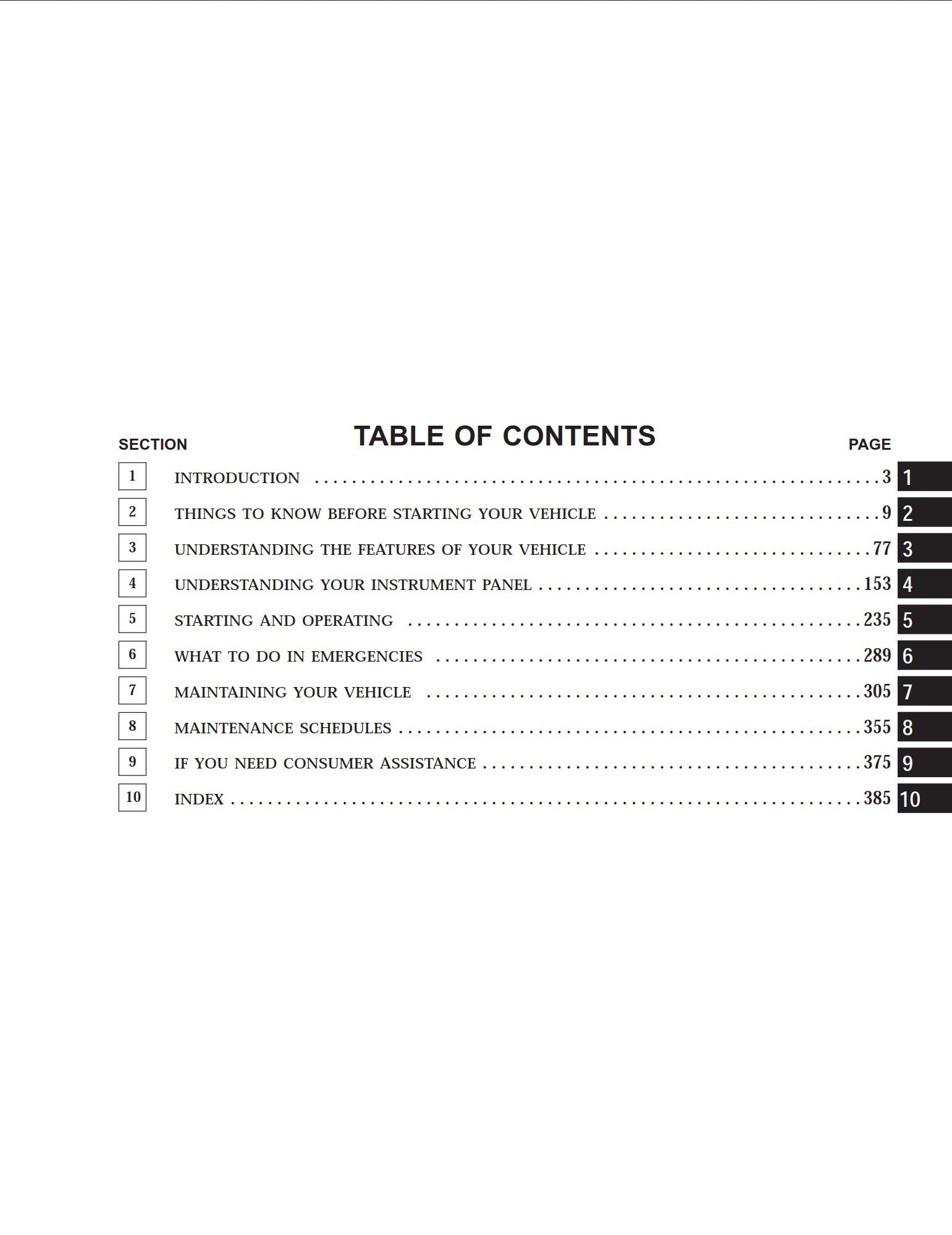 2004 chrysler town and country owner's manual