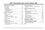 2004 oldsmobile alero owner's manual