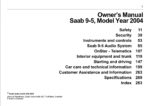 2004 saab 9 5 owner's manual