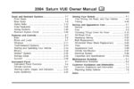 2004 saturn vue owner's manual