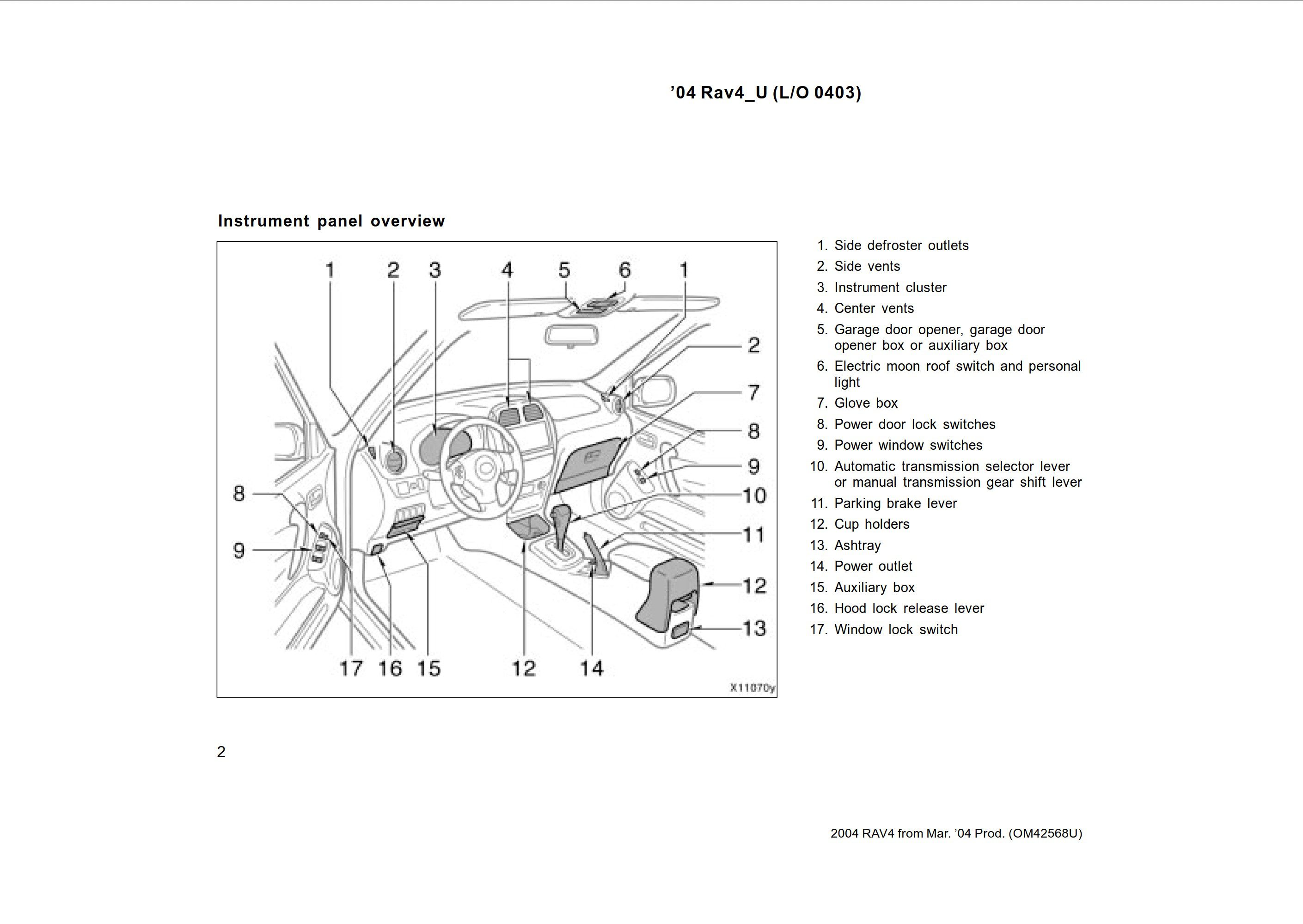 2004 toyota rav4 owner's manual