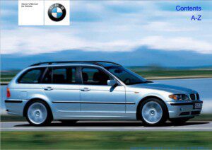 2005 bmw 3 series owner's manual