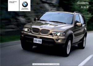 2005 bmw x5 owner's manual