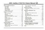 2005 cadillac cts owner's manual