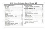 2005 chevrolet cobalt owner's manual