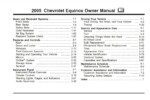 2005 chevrolet equinox owner's manual