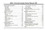 2005 chevrolet impala owner's manual