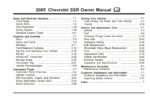 2005 chevrolet ssr owner's manual