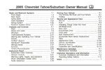 2005 chevrolet tahoe owner's manual