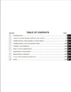 2005 chrysler town and country owner's manual