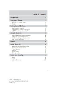 2005 ford explorer owner's manual