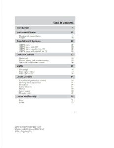 2005 ford f350 owner's manual