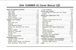 2005 hummer h2 owner's manual